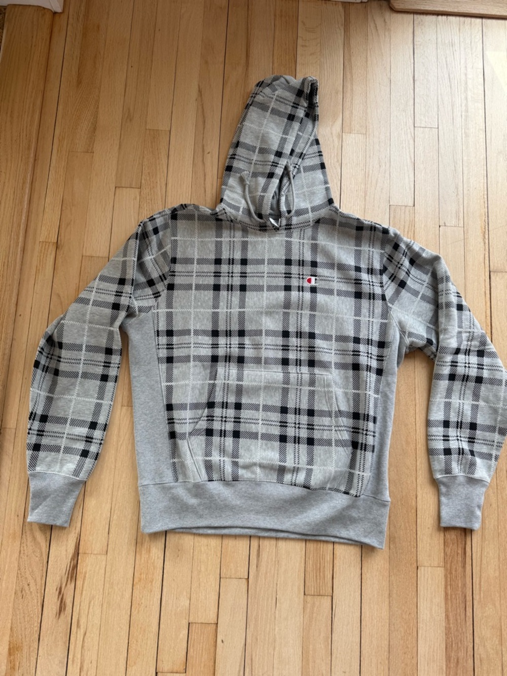 Champion plaid  Hoodie